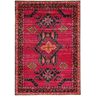 Pergamon Designer Teppich Vintage Zoe Orient Rot Bordüre in 5 Größen
