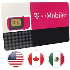USA Prepaid Karte unbegrenztes* Datenvolumen, 5 GB Roaming Kanada und Mexiko 30 Tage