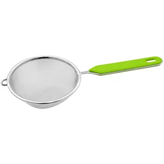 Fackelmann Küchensieb Ø 10 cm Edelstahl mit Kunststoffgriff