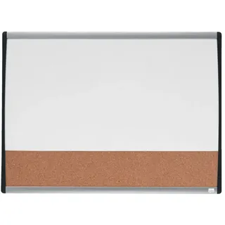 Nobo Horizontales Kleines Magnetisches Whiteboard Mit Korktafel 58x43 Cm - White - One Size