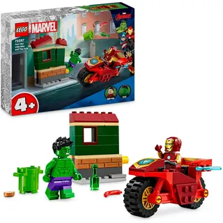 LEGO Marvel Super Heroes Iron Man mit Bike und der Hulk 76287