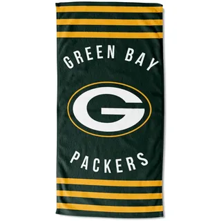 Northwest NFL Green Bay Packers Strandtuch, Unisex, für Erwachsene, 76,2 x 152,4 cm, gestreift