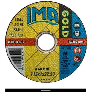 Scheiben Ima-Gold Eisen 115X1,6 Stücke 50