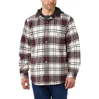 Carhartt Rugged Flex Relaxed Fit Hood Langarmhemd - Malt - M