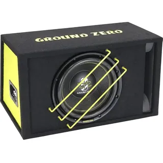 Ground Zero Radioactive GZRB 30SPL 12 Zoll Gehäusesubwoofer,