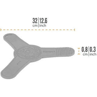 Petromax Grillmatte 26,2 x 29,4 cm Silikon schwarz