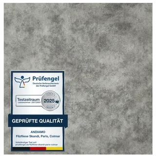 Andiamo Colmar Teppichfliese 40 x 40 cm Beige/Grau