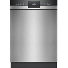 Siemens SN43ES27VE Geschirrspüler iQ300, unterbaufähige Spülmaschine mit Besteckkschublade, 60 cm, Home Connect mit Sprachsteuerung, varioSpeed Plus, flexKörbe, Edelstahl, Amazon Exclusive Edition