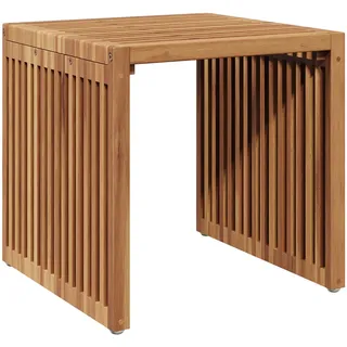 vidaXL Garten Beistelltisch 45 x 42,5 x 45 cm Braun