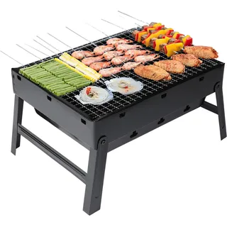 Mini-Holzkohlegrill Tourist Tragbarer Koffer