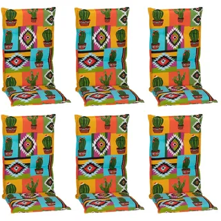 BEO Sitzauflage 118 x 46 x 8 cm bunt 6-tlg.