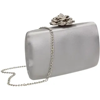 SwankySwans Damen Rosie Clutch-Tasche, Silber