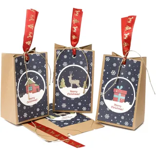 Mopec Federmäppchen, Rentier, Geschenk 3 sortierte Kordeln + 24 Stück, Kraft, Einheitsgröße