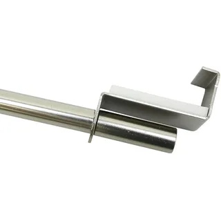 GARDINIA Spannvitrage Ø 9 mm, Metall, ausziehbar 120-160 cm, Titan