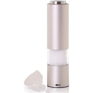 AdHoc EP92 elektrische Salzmühle oder Pfeffermühle eMill.3 Light Grey, Kunststoff | Edelstahl
