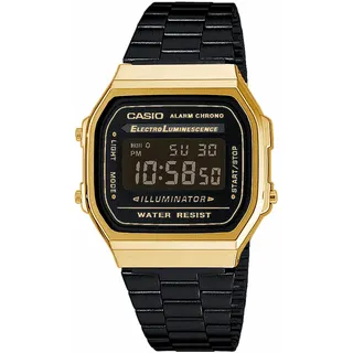 Casio Vintage Digital Edelstahl 36,3 mm A168WEGB-1BEF