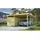 Einzel-Carport 607 4,78 x 5,79 m grün inkl. Abstellraum