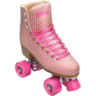 Impala Quad Retro Rollschuhe Patins à Roulettes - Rosa - Neu - 37 US 6 UK 4
