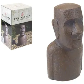 PMS Osterinsel-Figur, 30,48 cm, braune Moai-Statue, perfekt für Haus- und Gartendekoration (1 Stück)