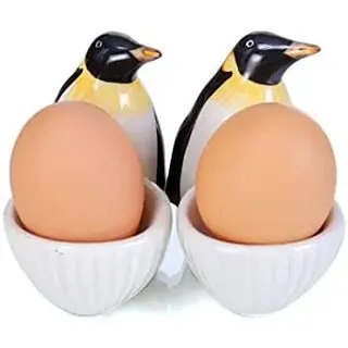 Eierbecher Pinguin Pinguin Geschenke Eierbecher Set von 2 Stück