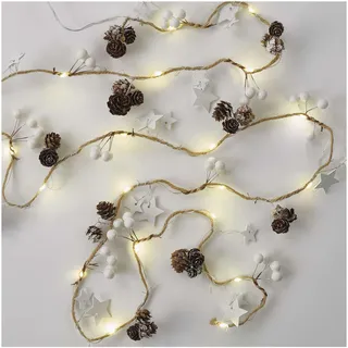 EMOS Weihnachtsgirlande LED 170 cm Tannenzapfen