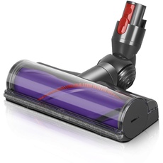 DrRobor Elektrische Bürste für Dyson V7 V8 V10 V11 V15 Staubsauger, Ersatzteil Direktantrieb Reiniger Kopf Turbine Bodendüse für Hartboden und Teppiche