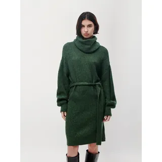 Strickkleid LEGER "Colleen, LeGer by Lena Gercke", Damen, Gr. 40, N-Gr, braun melange, Strick, Obermaterial: 56% Polyacryl, 44% Polyamid, unifarben, regular fit knielang, Rundhals, eingesetzt gerader Abschluss, Kleider Strickkleid, Regular fit mit Rundhalsausschnitt