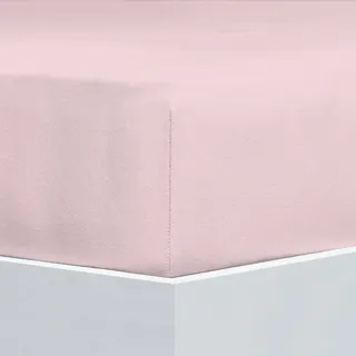 Florella Bettlaken "Flausch-Flanell, 100% Baumwolle", rosé