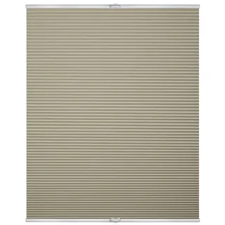 Lichtblick Thermo-Plissee Klemmfix 110 x 130 cm Creme
