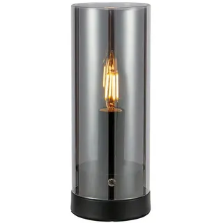 Markslöjd Tischleuchte , Schwarz , Glas , konisch , 23 cm , Ce , Kippschalter , Lampen & Leuchten, Innenbeleuchtung, Tischlampen, Tischlampen