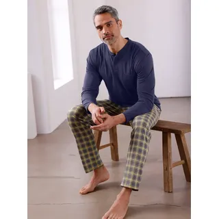 None Langarmshirt »Schlafanzug-Shirt«, 1 Stk., blau