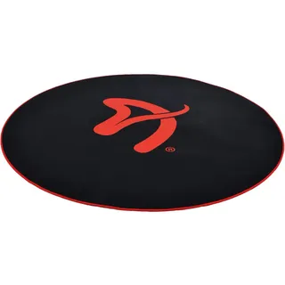Arozzi Bodenschutzmatte Zona 121 cm Schwarz/Rot