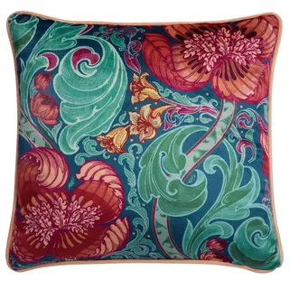 Laurence Llewelyn-Bowen - Down The Dilly Kissen gefüllt 43 x 43 cm in Blau