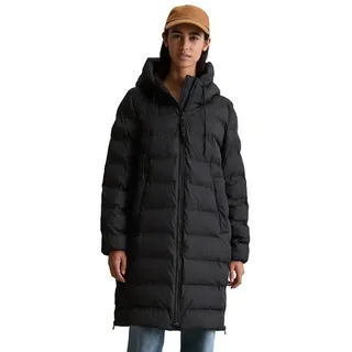 Marc O'Polo DENIM, Steppmantel mit Reißverschlüssen an der Seite, schwarz,