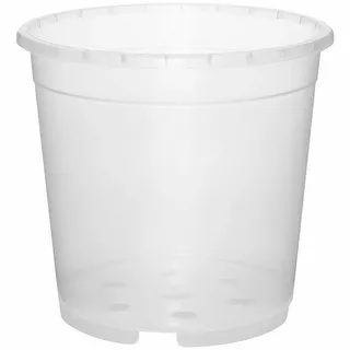 20x Orchideentopf Pflanzgefäß Container Blumen umtopfen Gärtnern ø12xH11cm rund