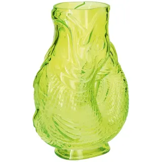 Fischvase Jacquard Gift-Company grün, 20.5x30x13 cm