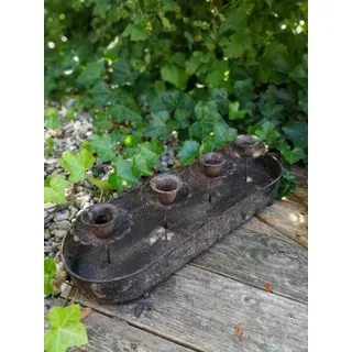 Shabby Chic Dekotablett für Spitzkerzen (Adventskranz)