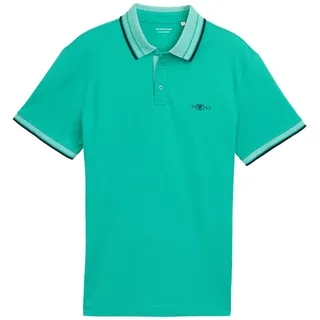 Tom Tailor Herren 1045629 Poloshirt, 11137-Peacock Green, M