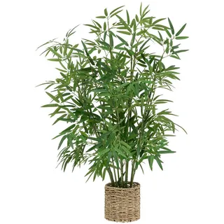 Atmosphera Créateur d'intérieur Atmosphera Createur d ́interieur Künstliche Bambuspflanze 100 cm , Grün , Textil , 100 cm , Dekoration, Blumen & Blumentöpfe, Kunstpflanzen