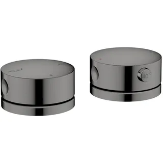 Hansgrohe AXOR One 2-Loch Wannenrandarmatur mit Thermostat Polished Black Chrome