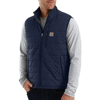 Carhartt Herren Rain Defender Relaxed Fit Lightweight Insulated Vest Arbeits-Utility-Oberbekleidung, Navy, XXL EU