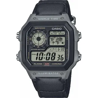 Casio Uhr Digital Armbanduhr AE-1200WHUB-8AVEF - Schwarz