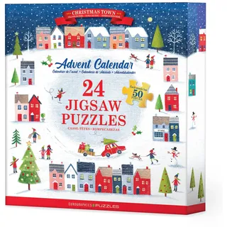 Eurographics Puzzle Advent Calendar - Christmas Town