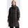 1042913 Stand-up Collar Puffer Mantel Deep Black S