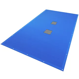 VOUNOT Poolabdeckung Blau 4X7 m