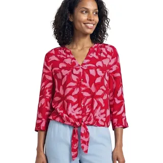 STREET ONE Druckbluse salsa Rot 42