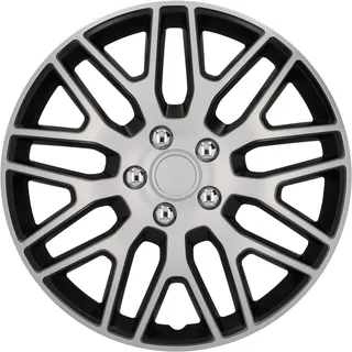 CARTREND Branch 16 Zoll 4 Stück Schwarz/Silber