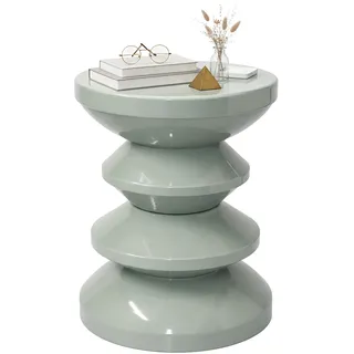Relaxdays Beistelltisch, , Grün , Metall, , 35x46x35 cm, , Wohnzimmer, Wohnzimmertische, Beistelltische