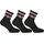 Socken 3er Pack Schwarz 35-38
