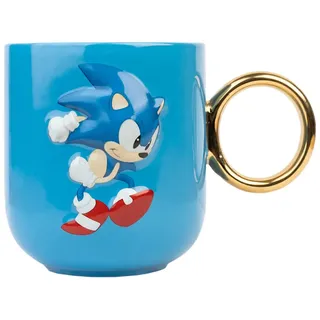 Grupo Erik Sonic The Hedgehog 3D Tasse 0,35 l Blau